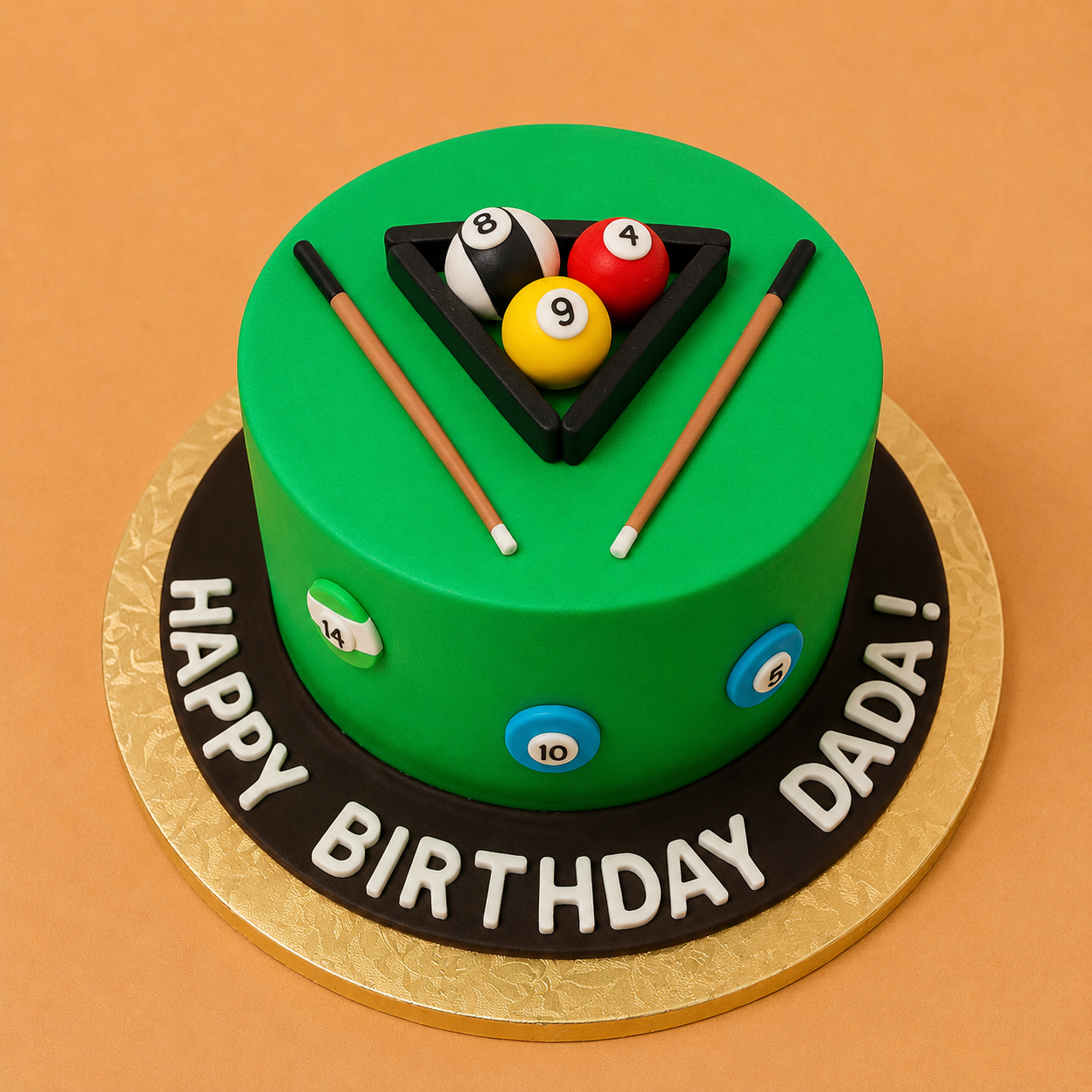 Billiards B'Day Cake