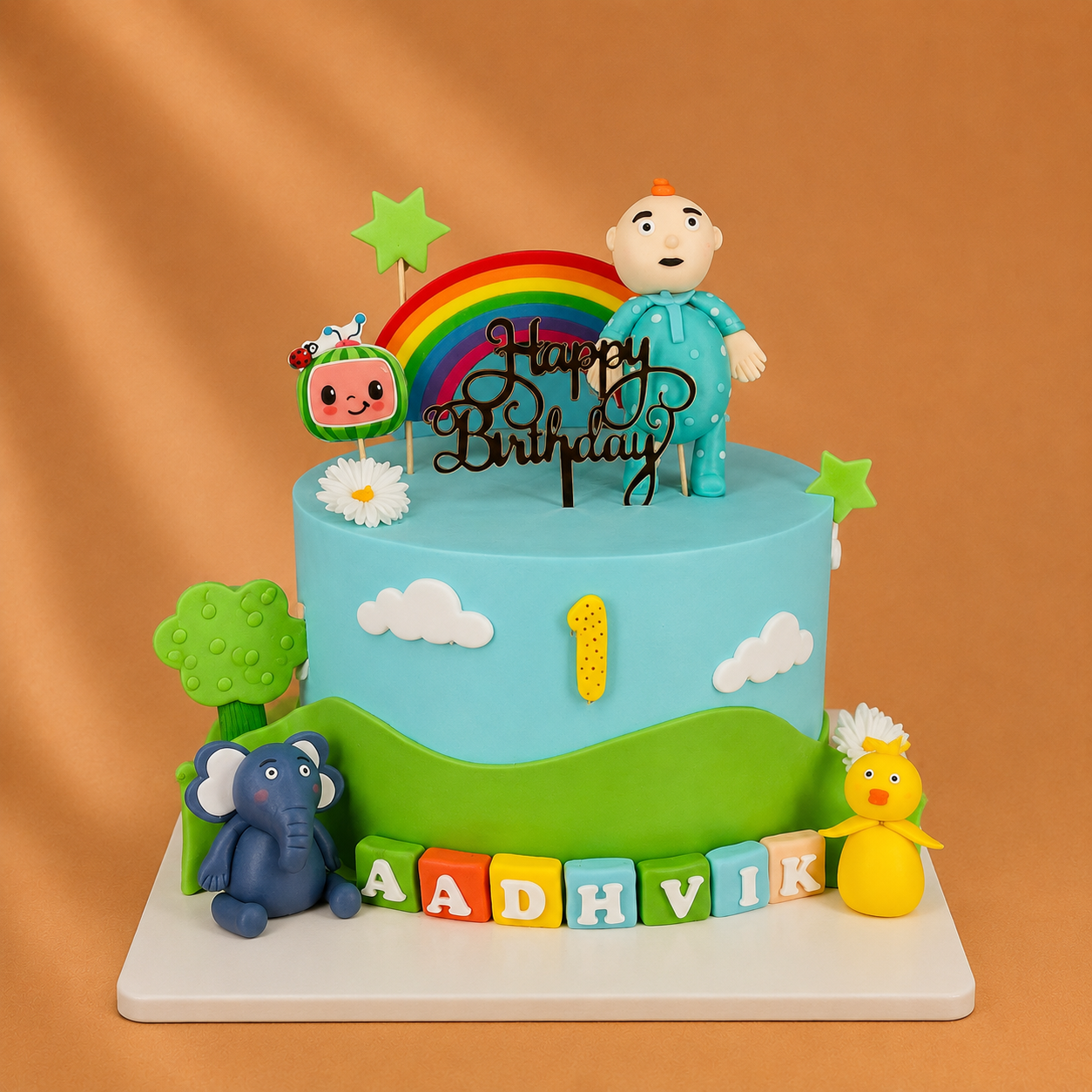Cocomelon Smiles Cake