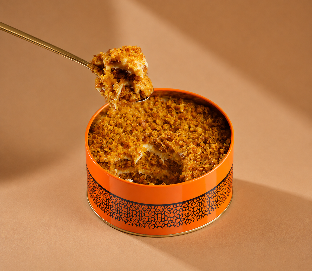 Caramel Bruli tin cake
