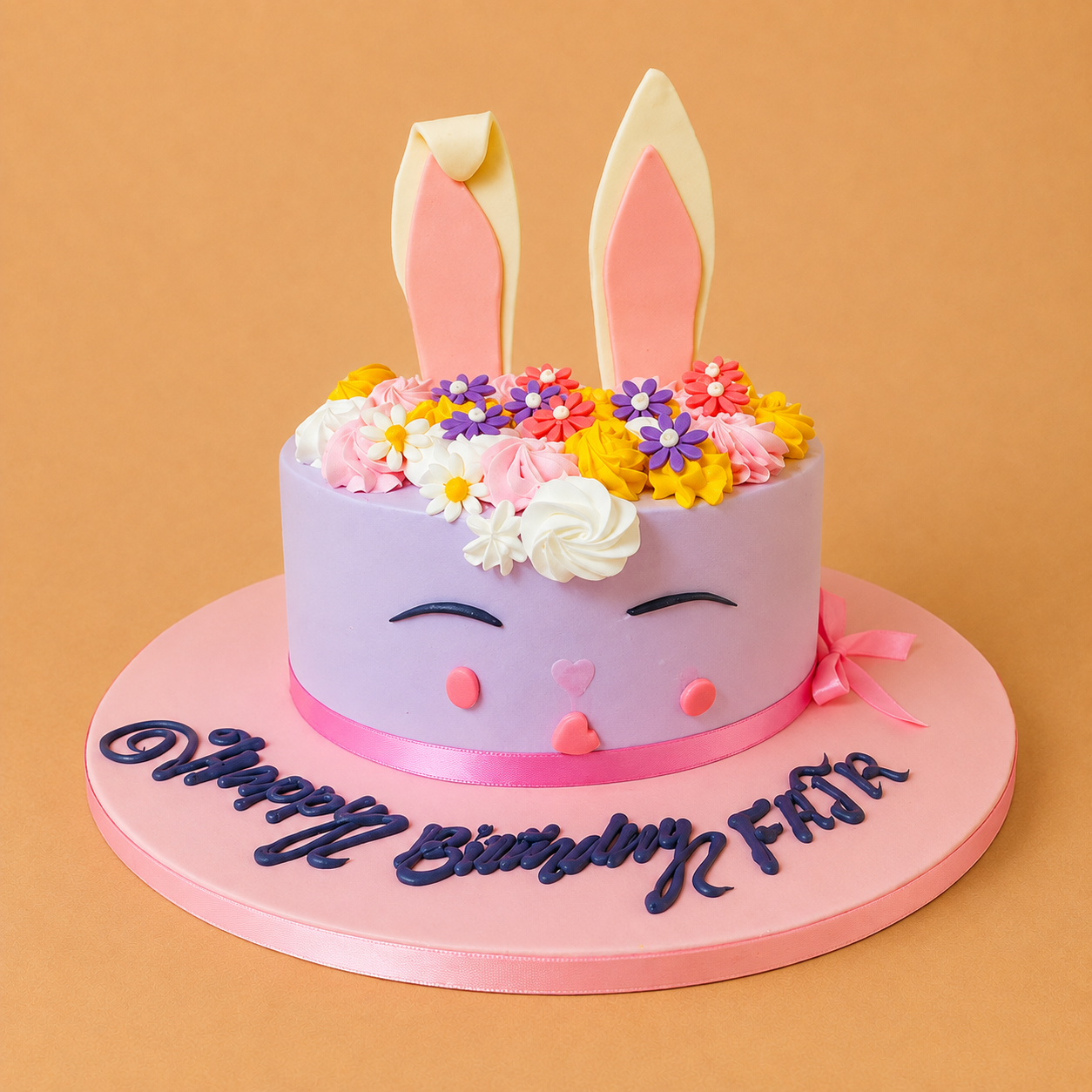 Cute Bunny Theme Cake