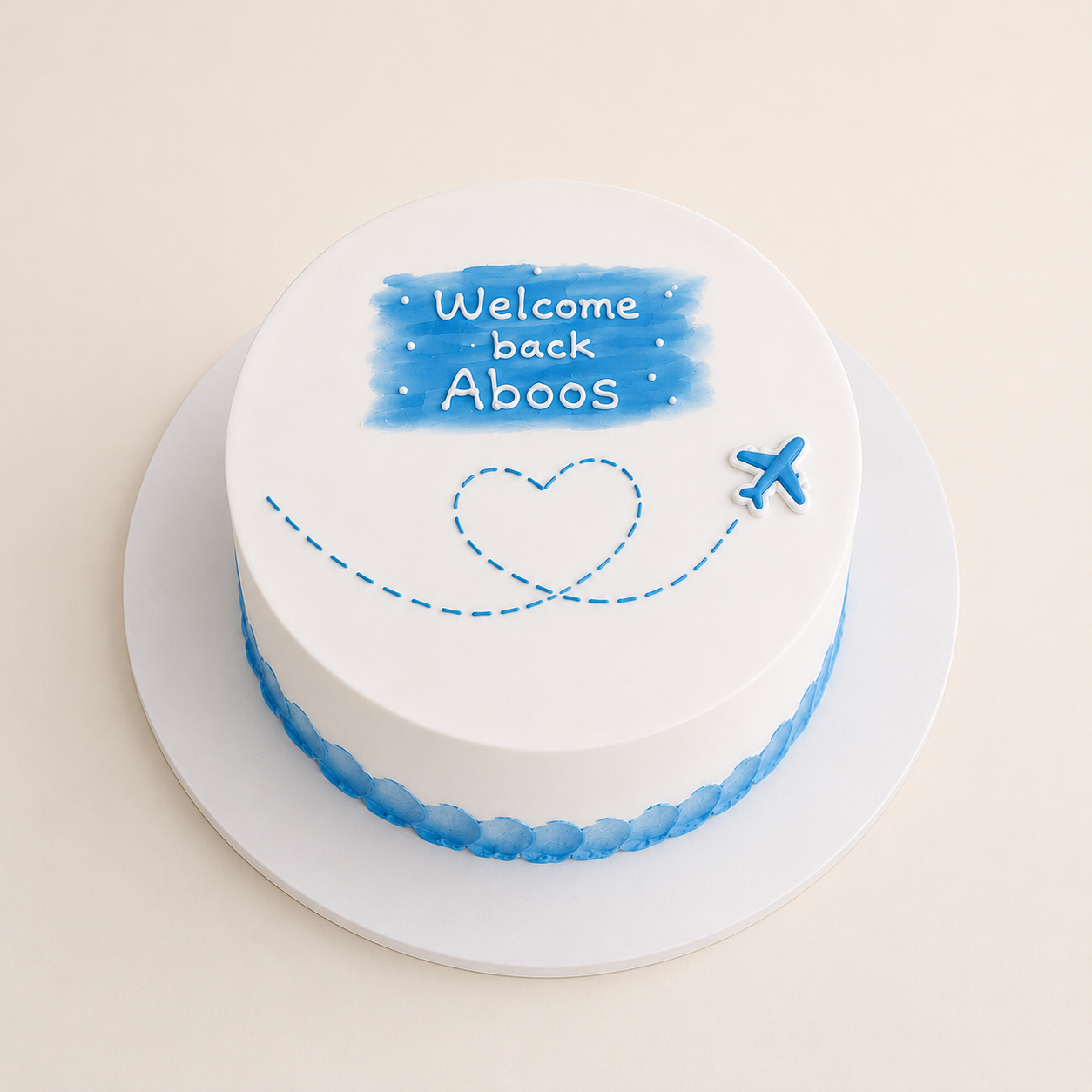 Fly Home Celebration Cake