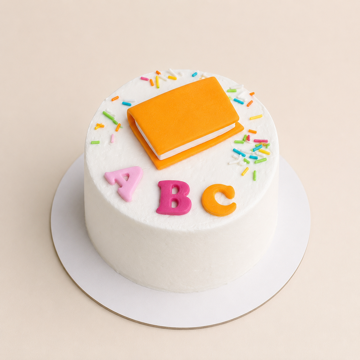 Storybook School Cake