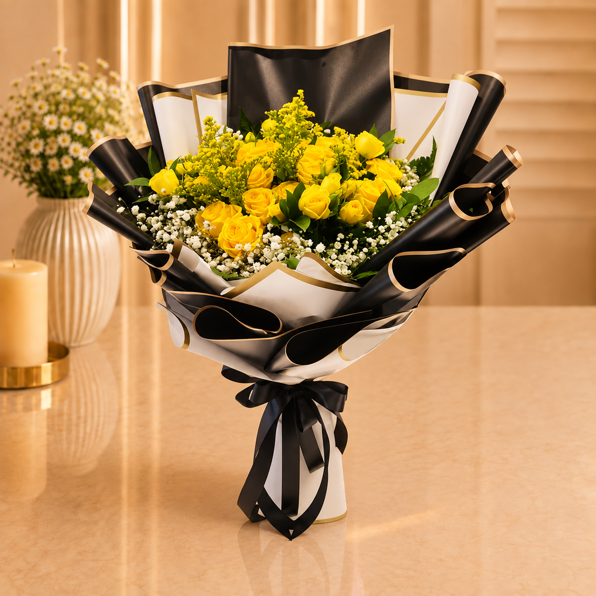 Yellow Rose Bouquet