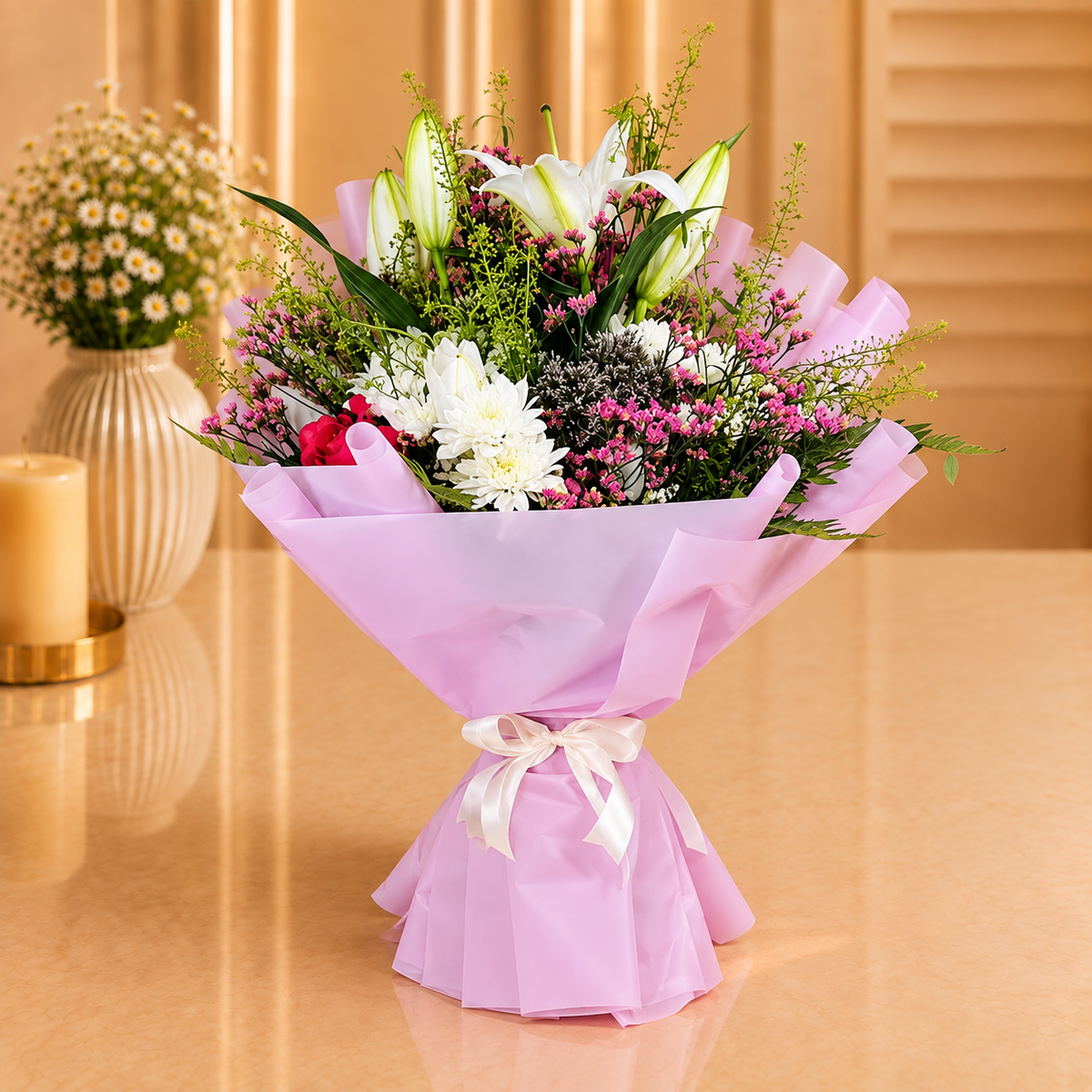 Opulent Purple flower Bouquet