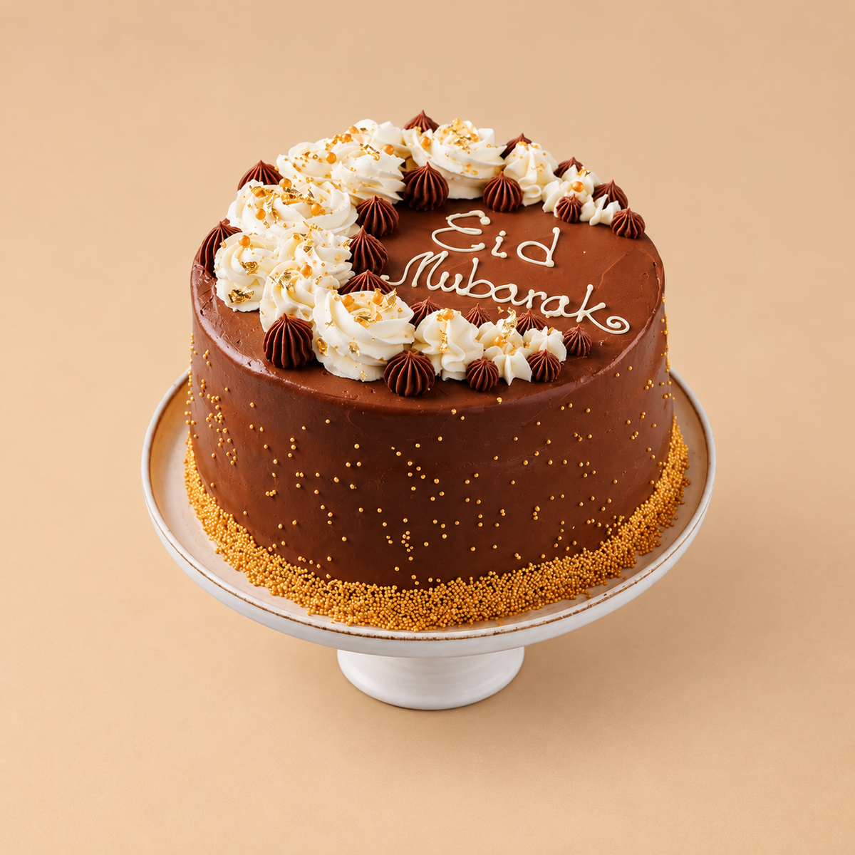 Glittery Chocolate Eid Special Cake