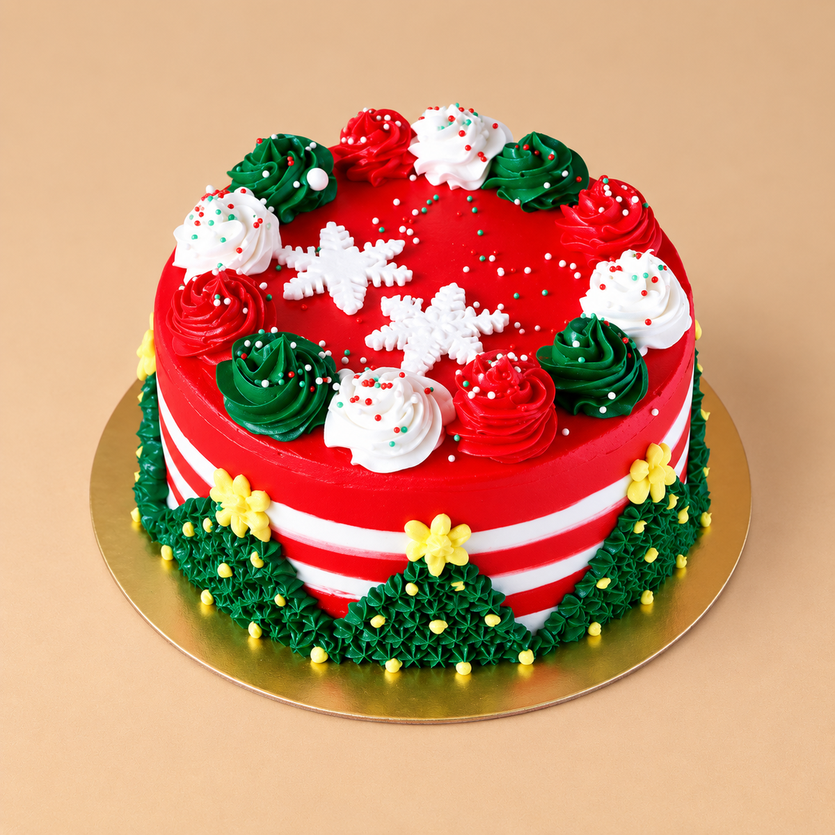 Mouth-watering Christmas Day Theme Cake