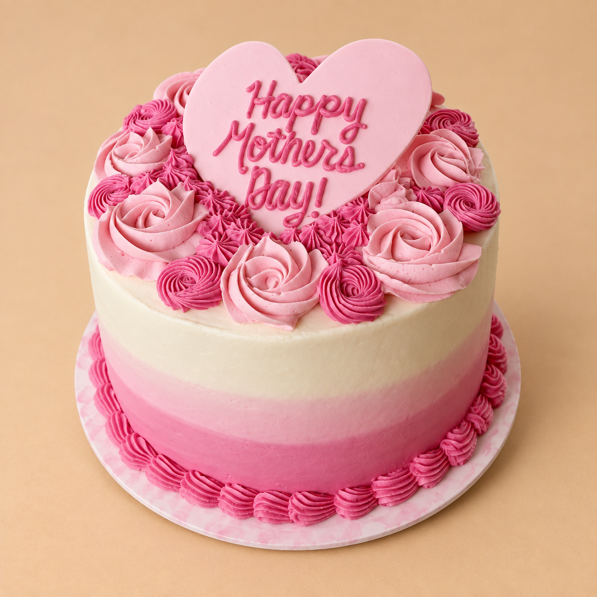 Pink Mother's day cake