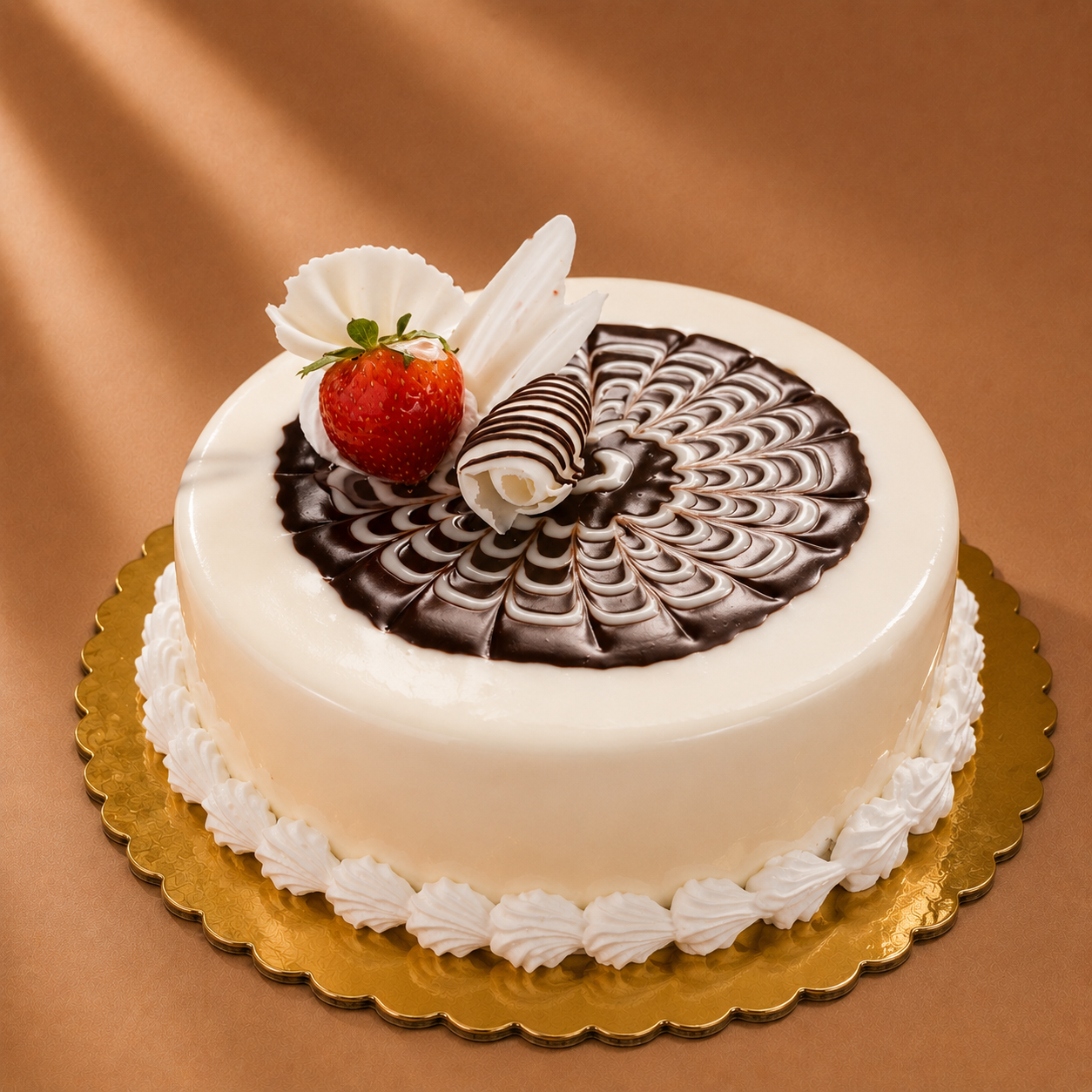 Tempting White Chocolate Cake