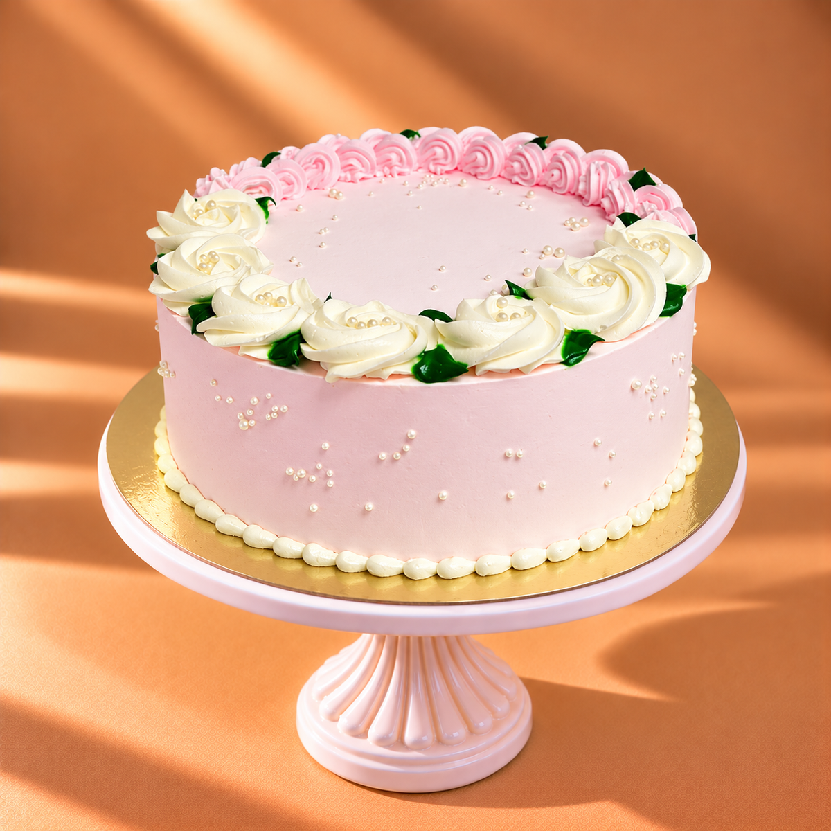 Rose Pink Delight Cake