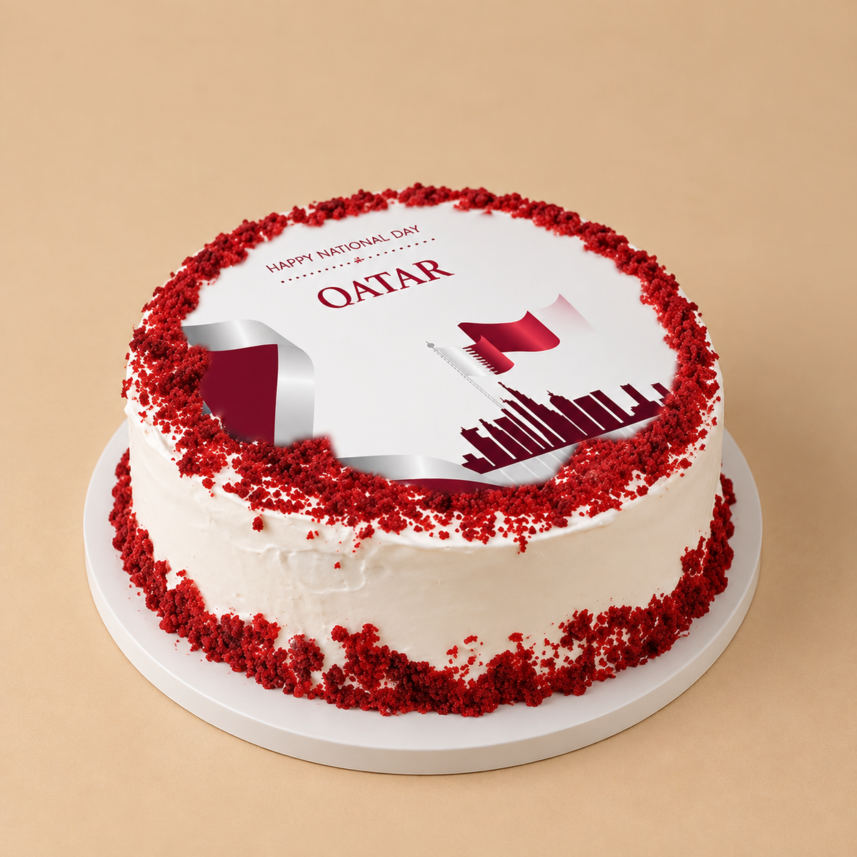Beautiful National Day Theme Cake