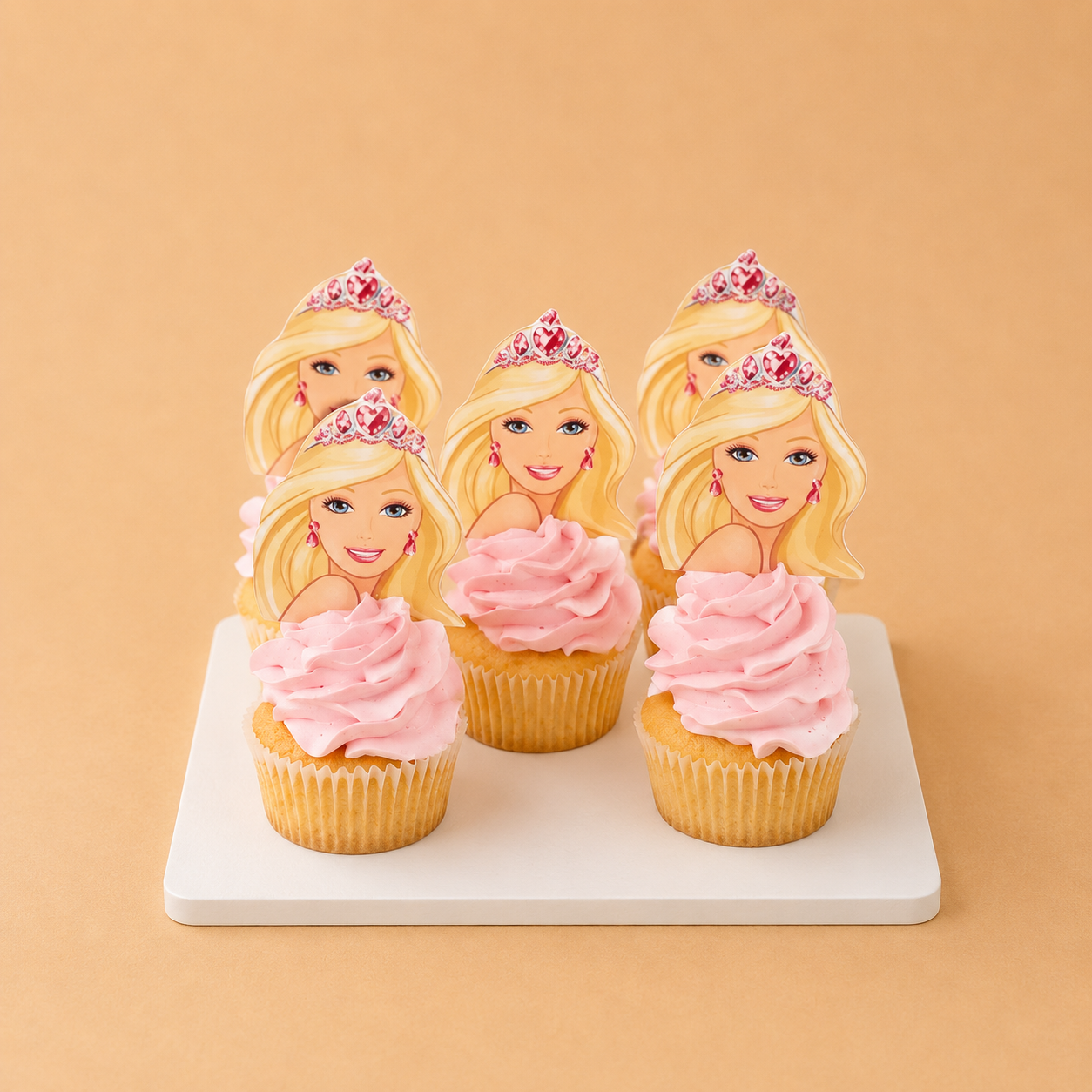 Hello Barbie Cake and Cupcakes