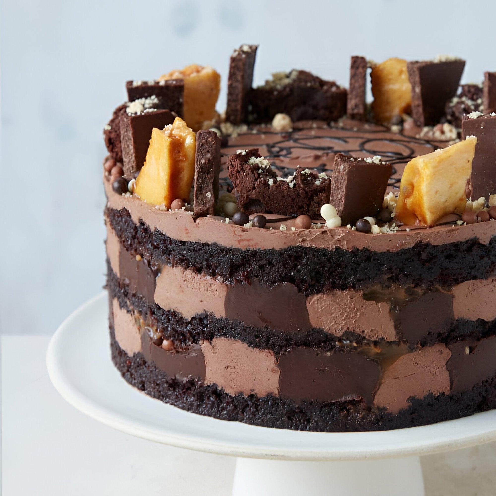 Double Chocolate Delight Cake