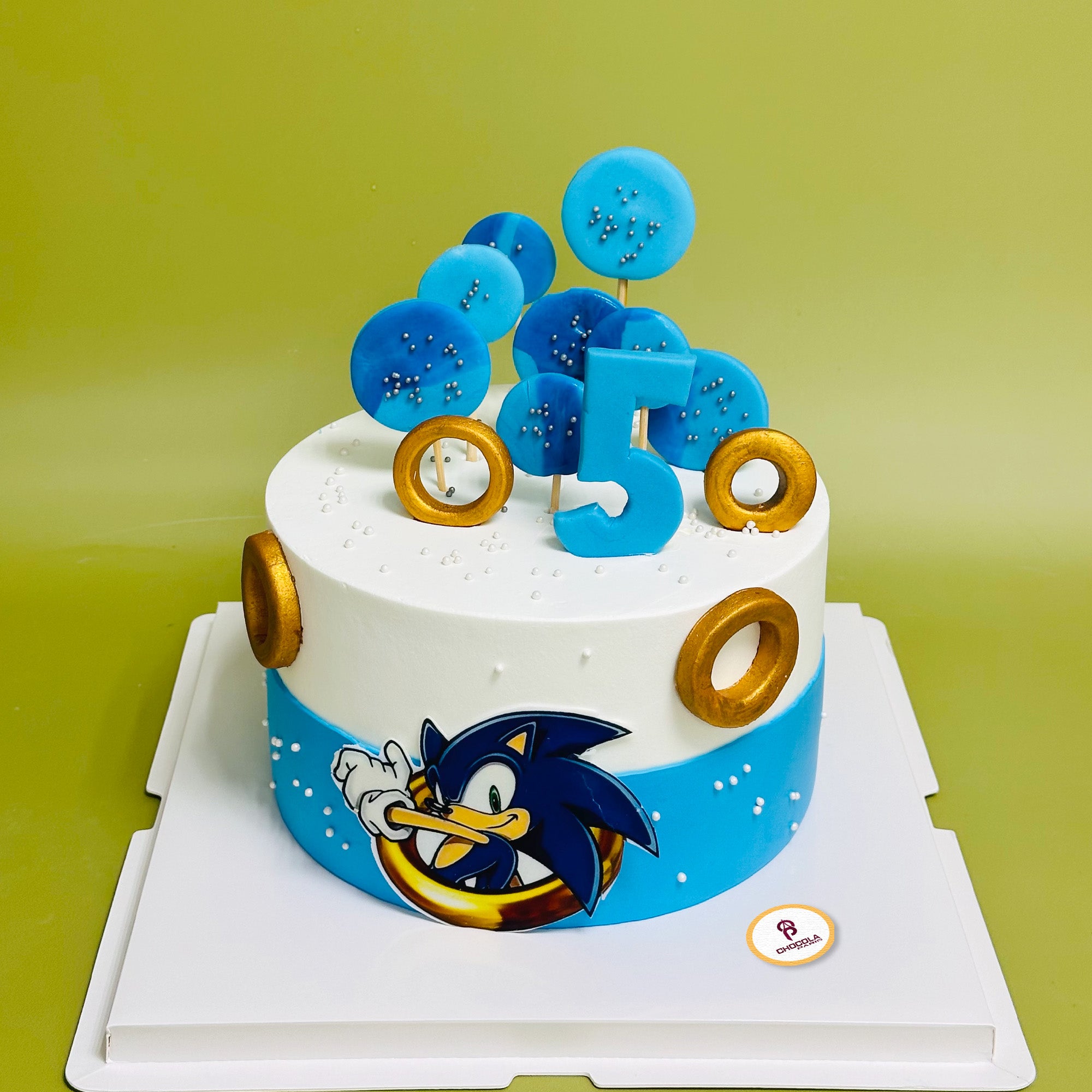 Sonic birthday cake