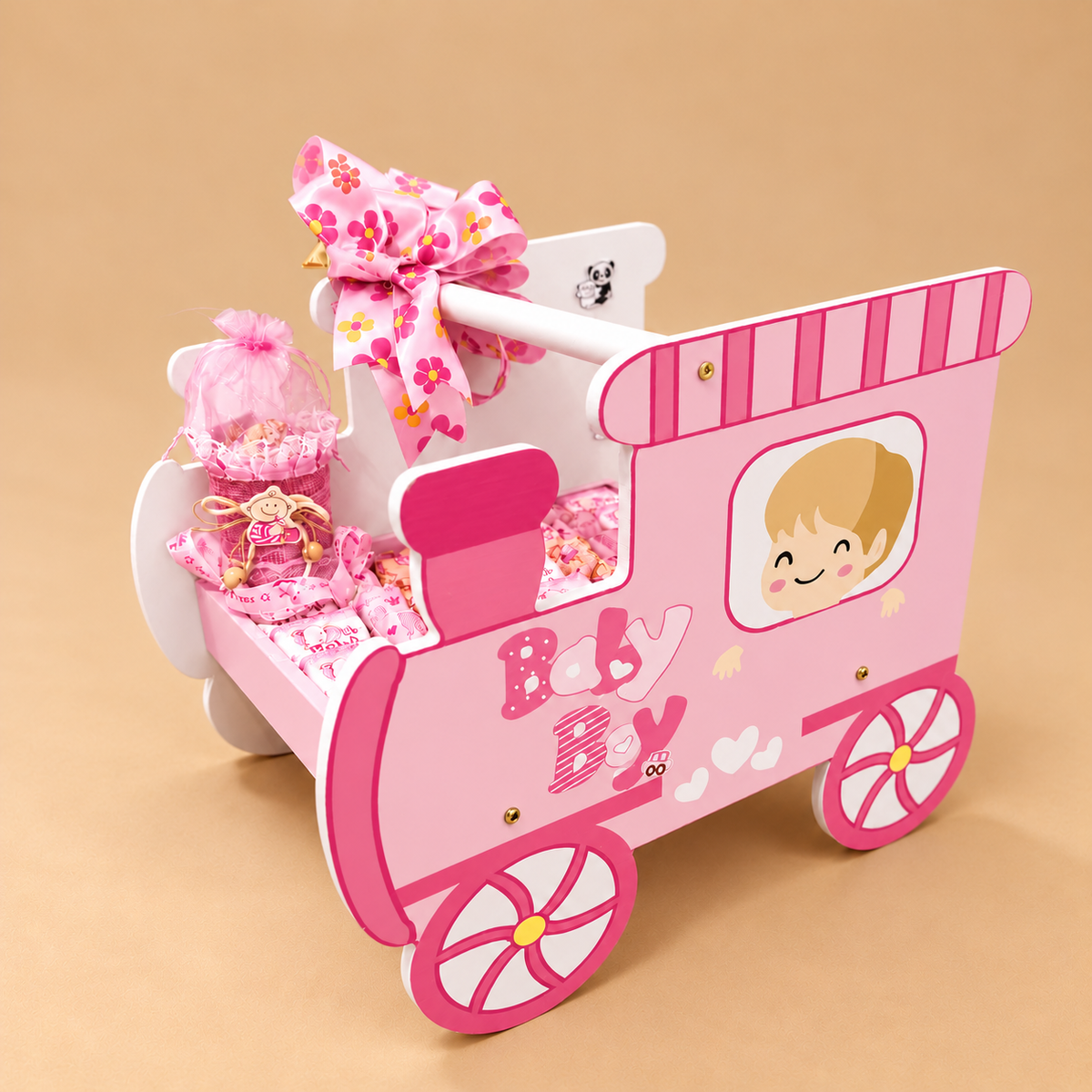 Baby Girl Chocolate Carriage