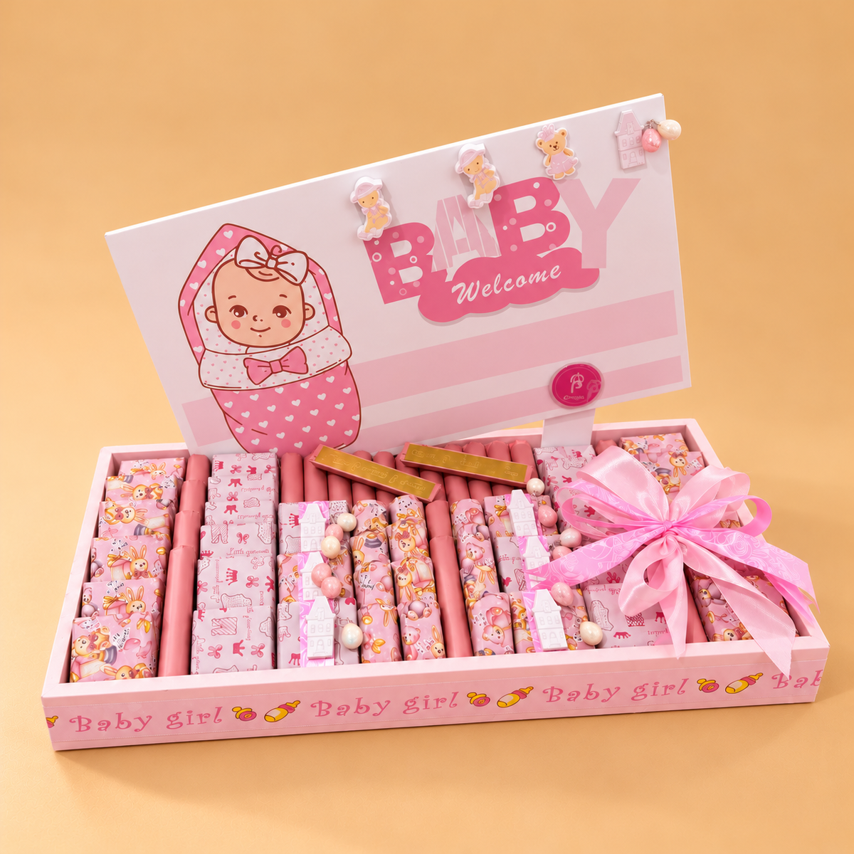 Baby Girl Welcome Chocolate Gift Box