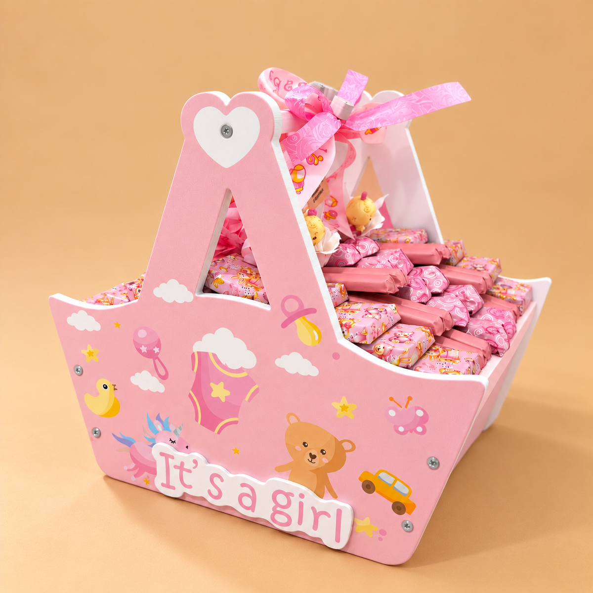 Baby Girl Chocolate Cradle