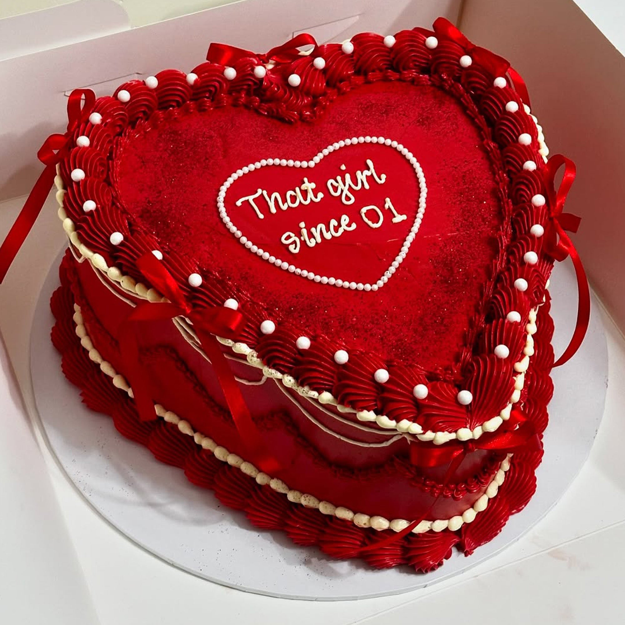 Royal Love Heart Cake