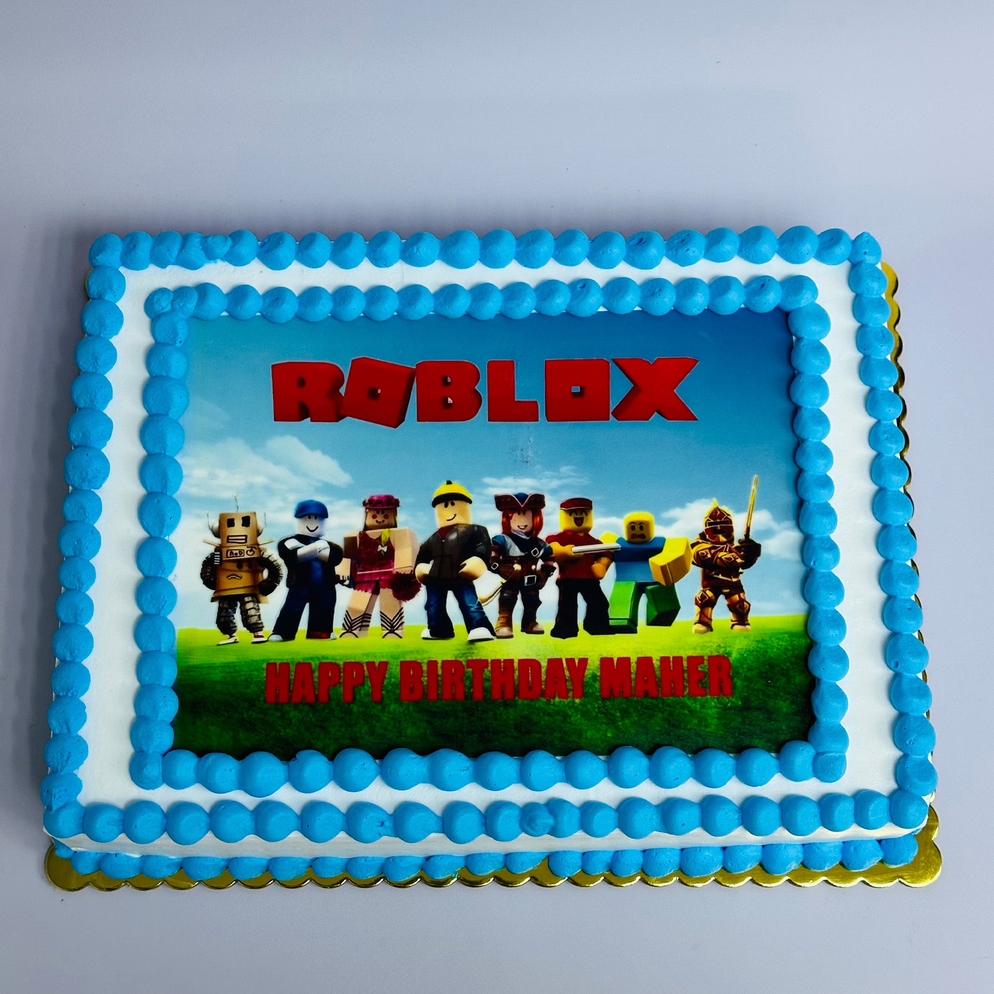 RobLox square Cake