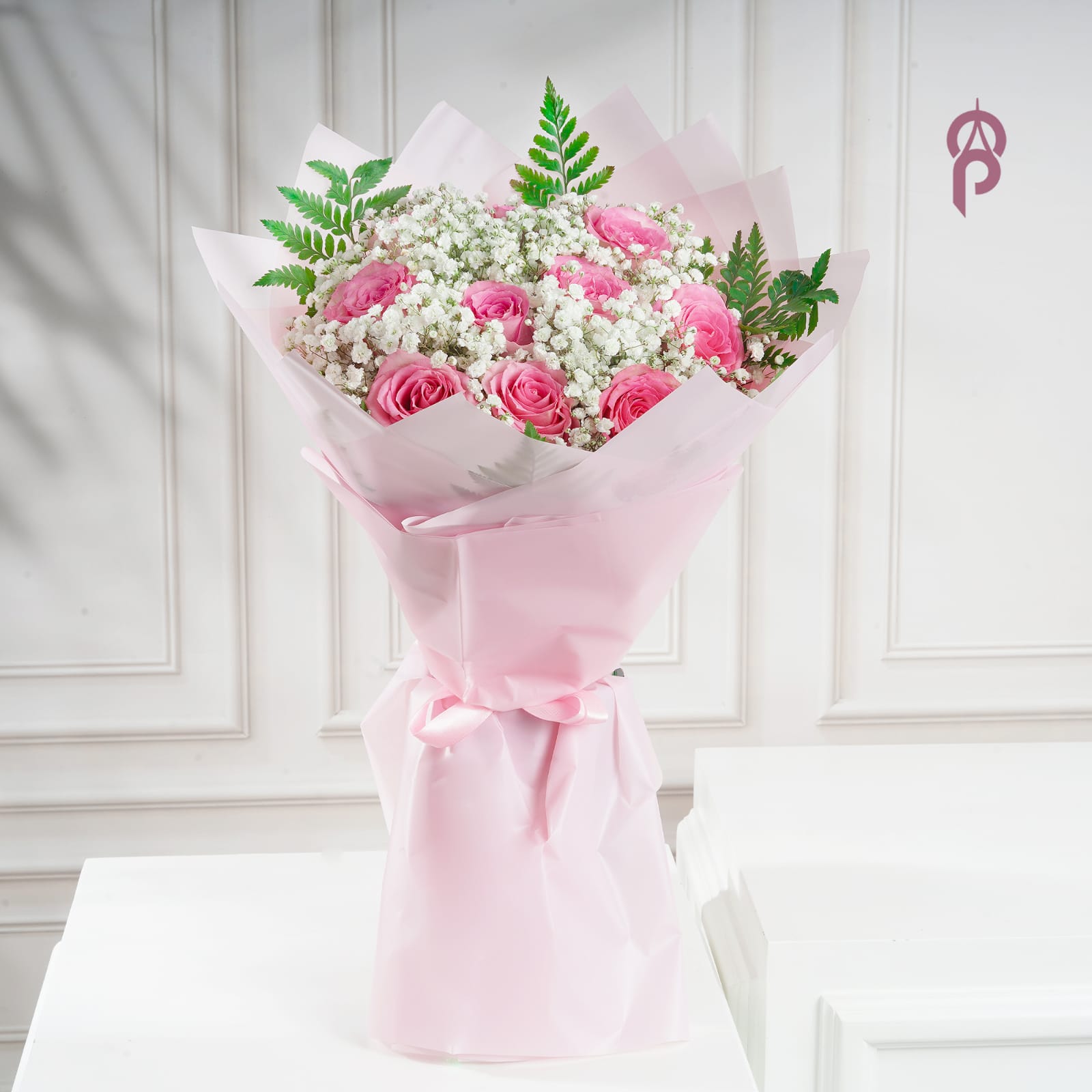 pink rose bouquet
