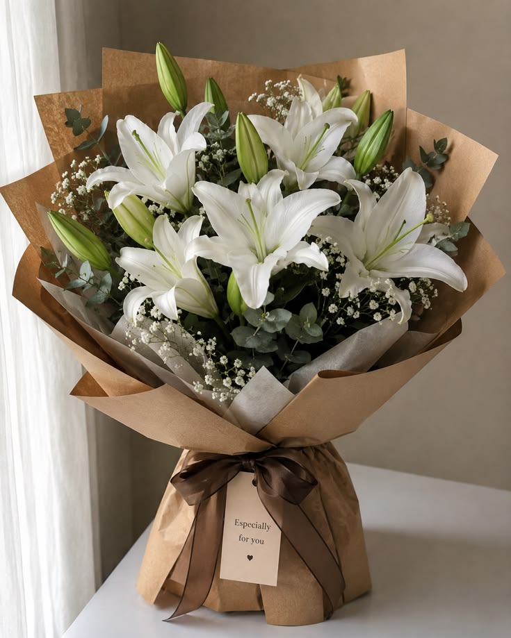 Pure Lily Elegance Bouquet