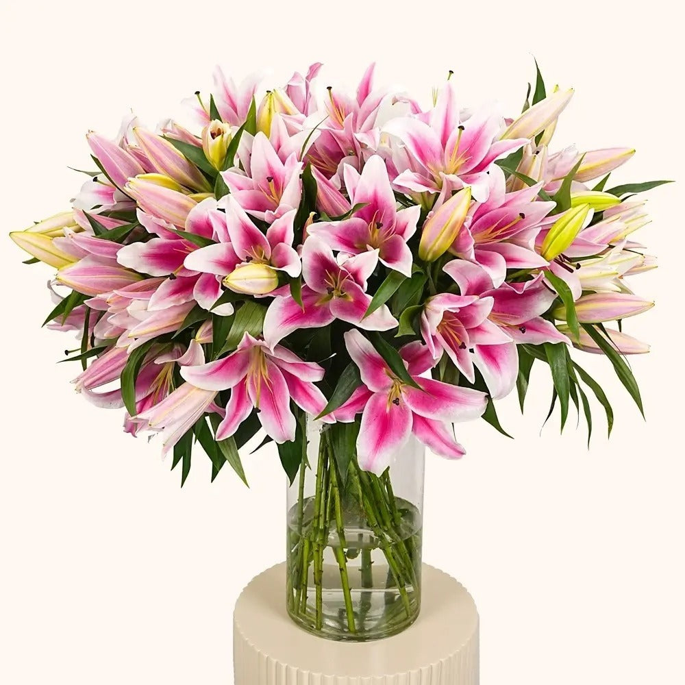 Pink Lily Majesty Arrangement