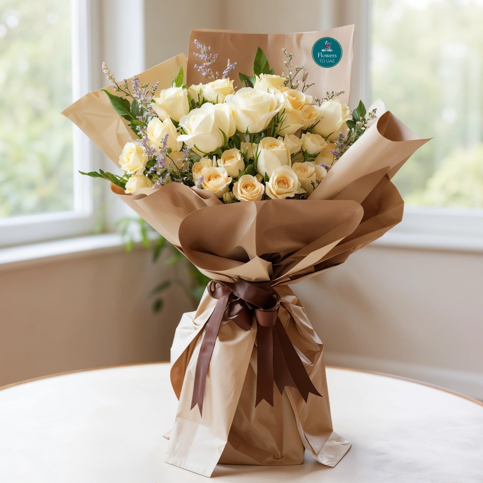 Champagne Rose Elegance Bouquet