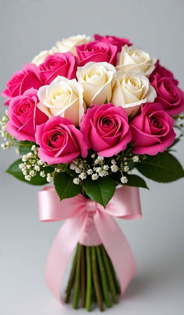 Pink Pearl Rose Bouquet