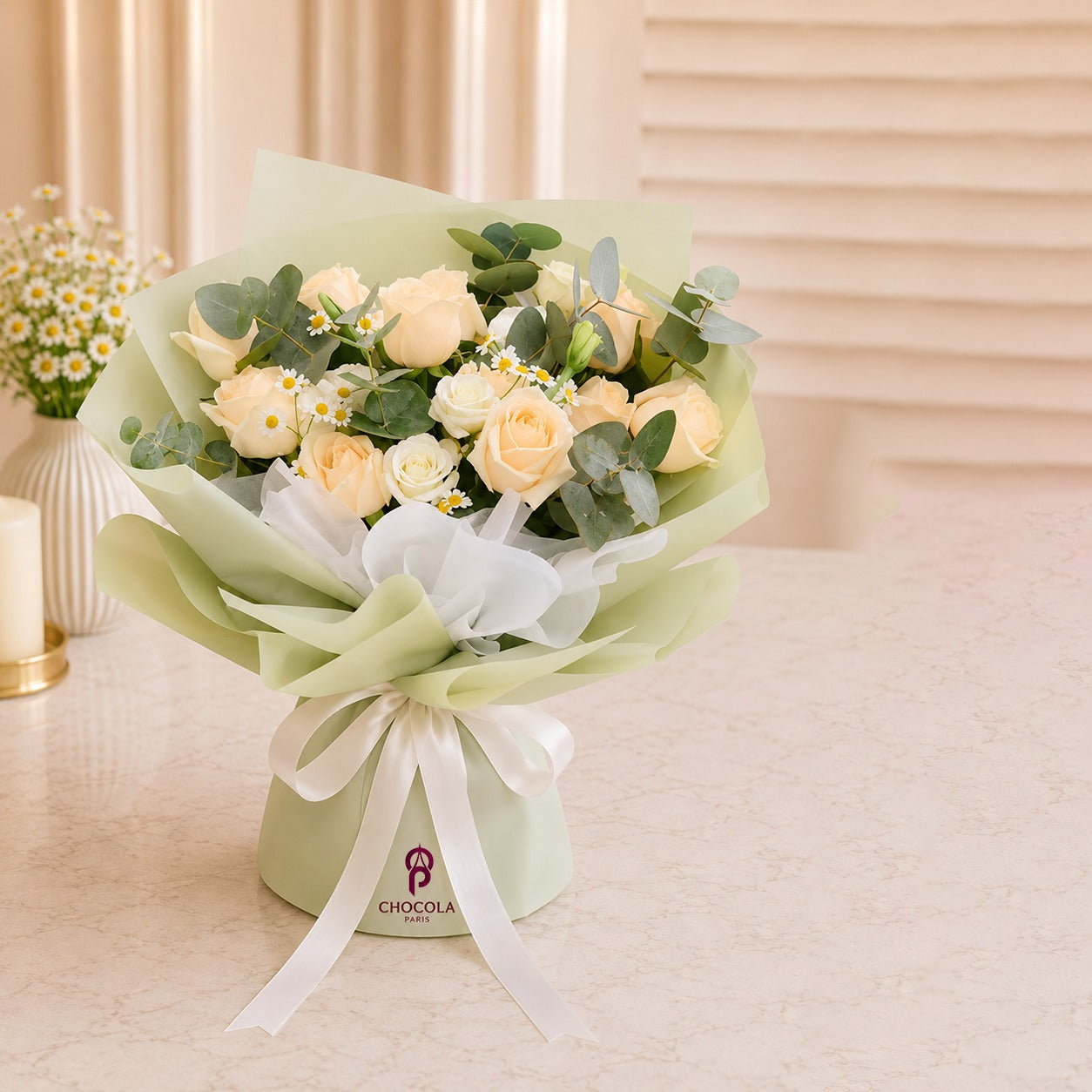 Ivory Rose Serenity Bouquet