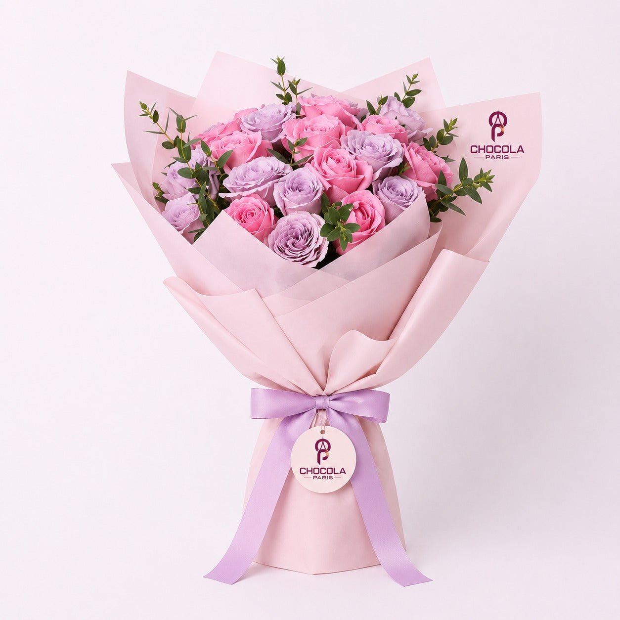 Blush & Lavender Rose Bouquet