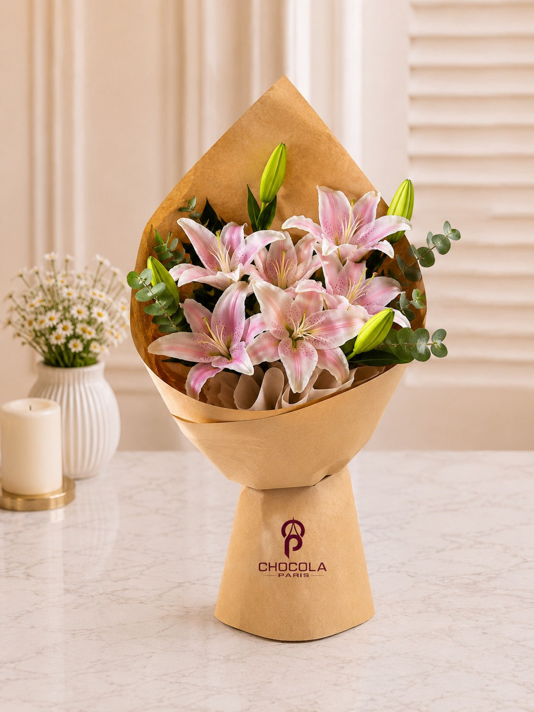 Pink Stargazer Lily Elegance