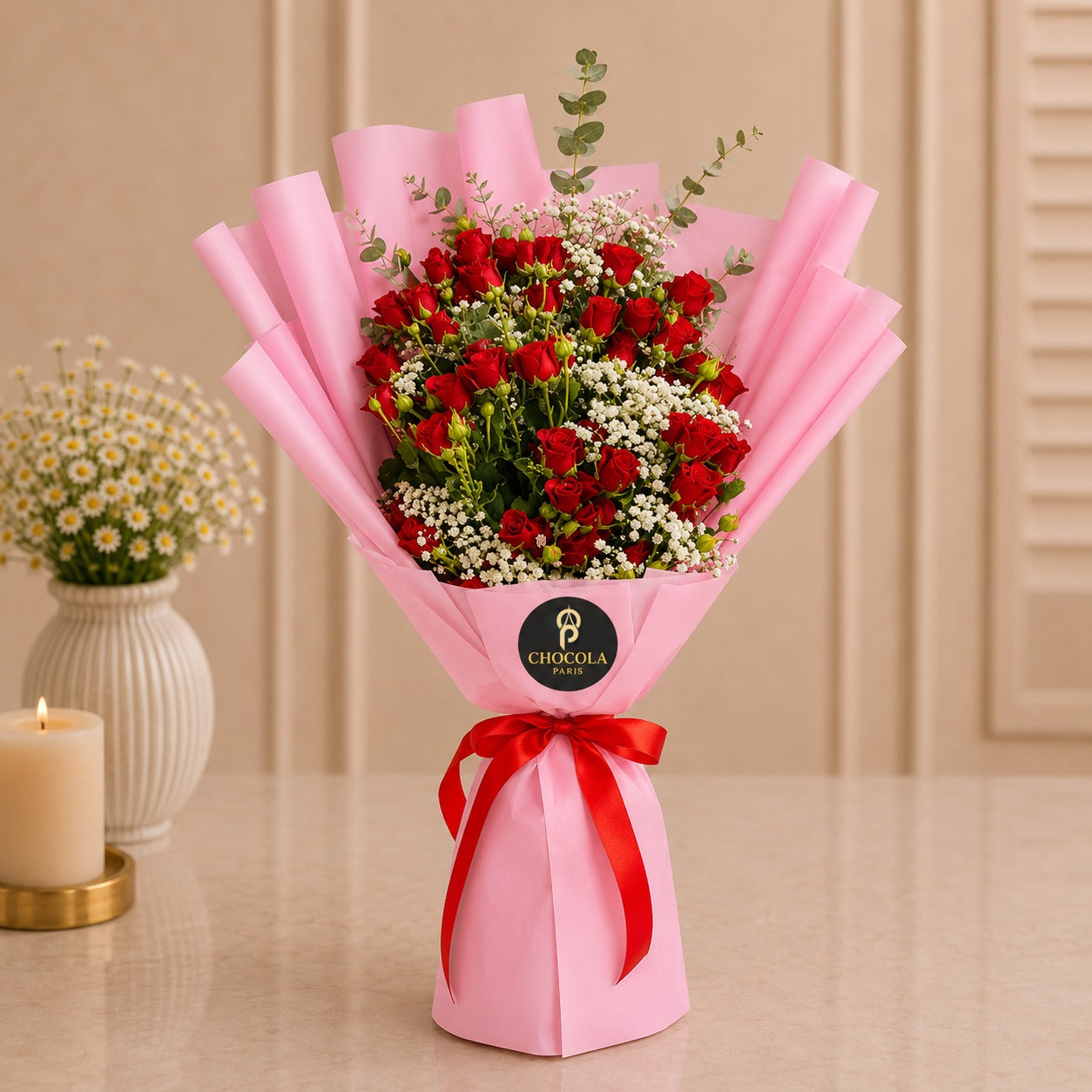 Sweetheart Scarlet Spray Bouquet