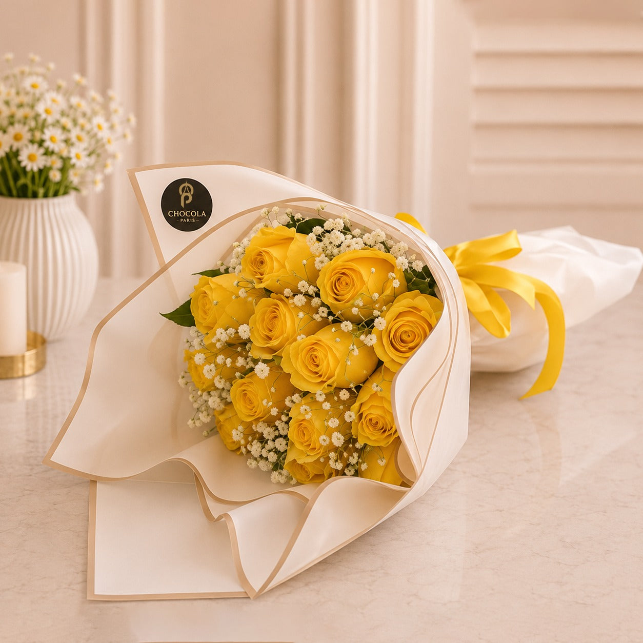 Golden Joy Rose Bouque