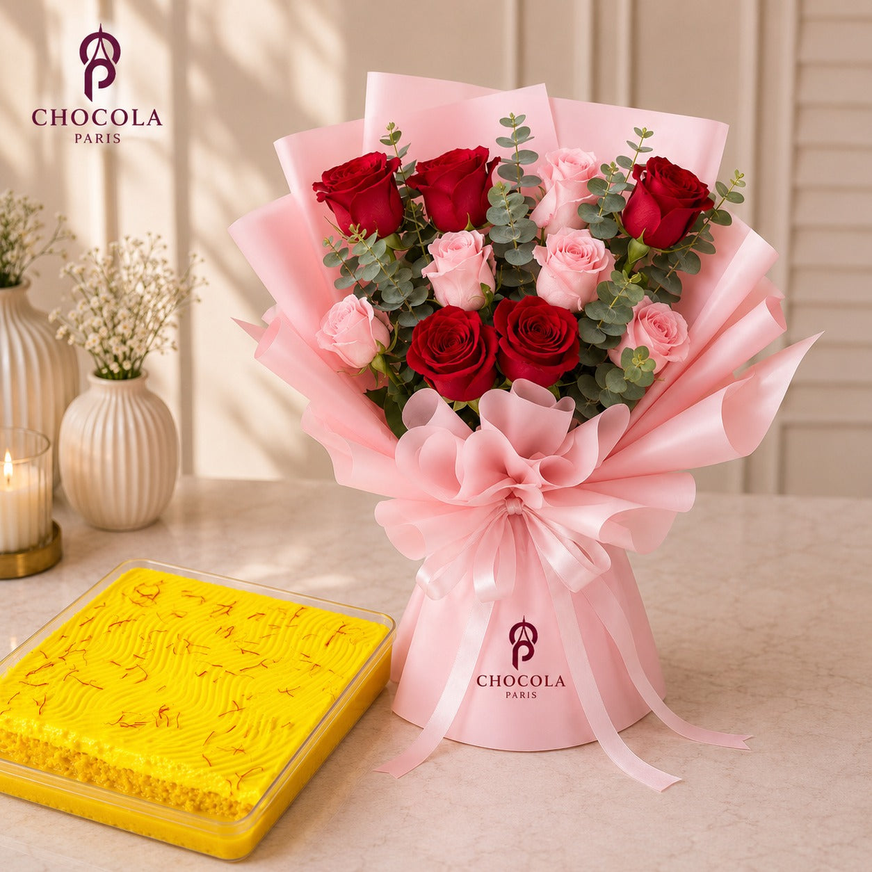Saffron Rose Delight Gift Set