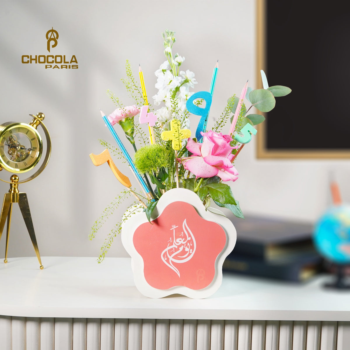 Teacher’s Day Gift | Floral Pencil Arrangement
