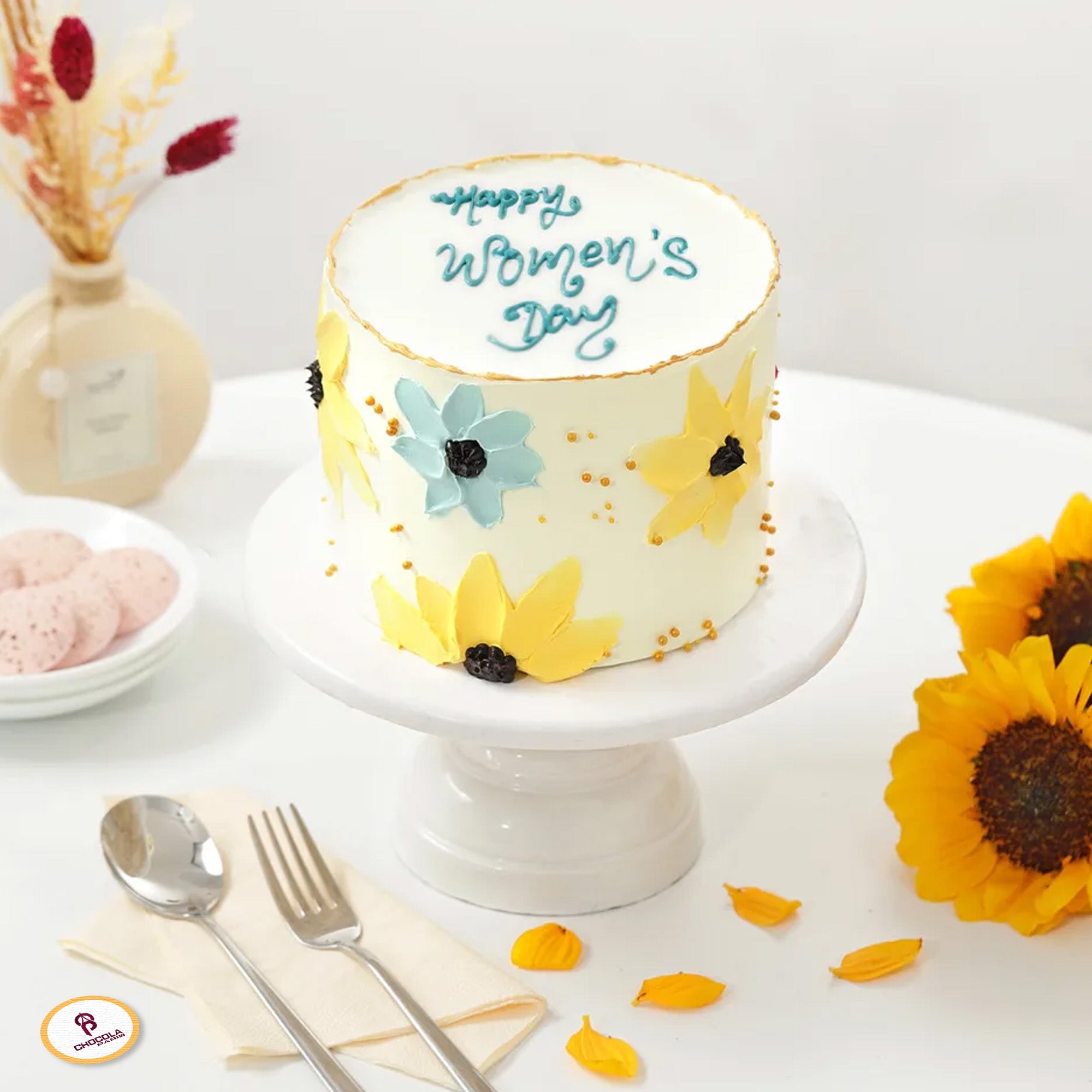 Women's Day Floral Cake – Chocola Paris