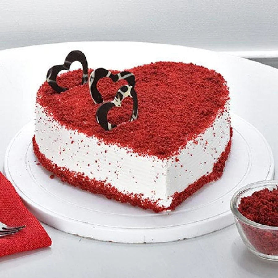 Red Velvet Love Cake in Qatar