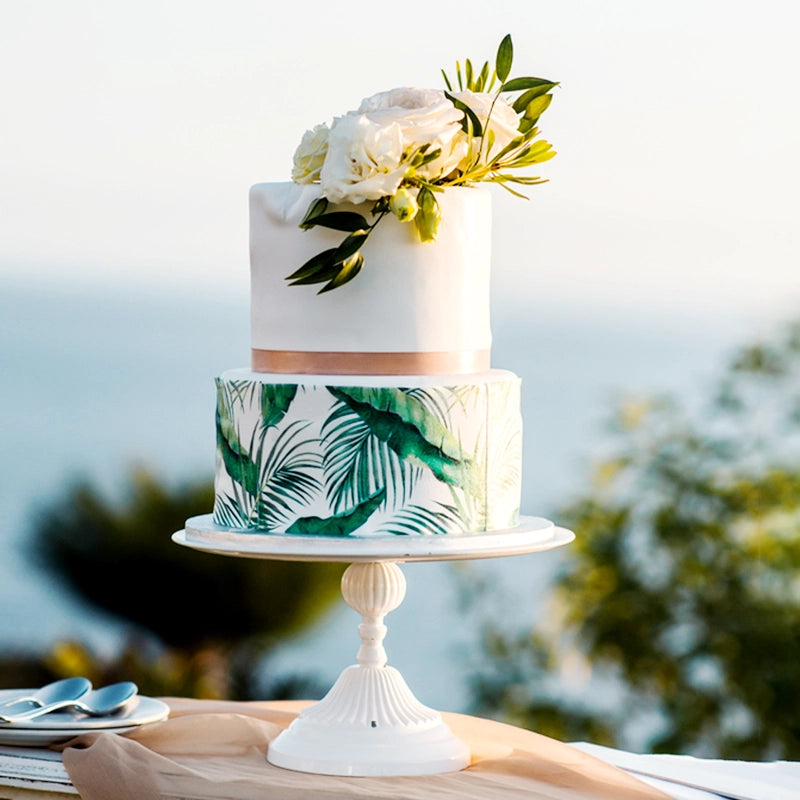 Beautiful White Wedding Day cake