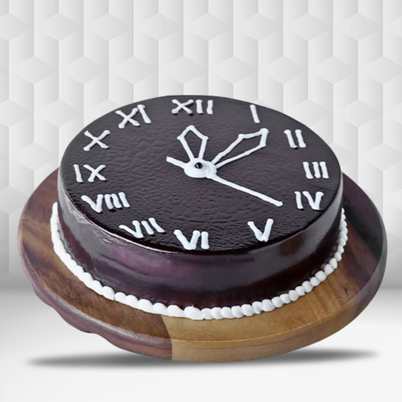 Simply Awesome Clock Theme New Years Cake in Qatar