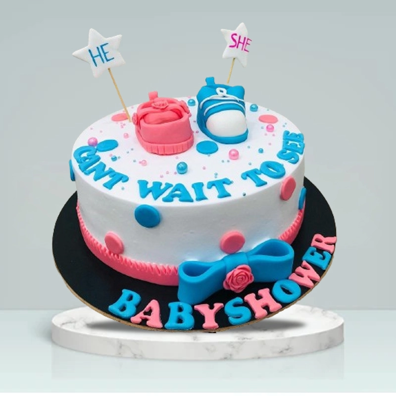 He/She Baby Shower Cake in Qatar