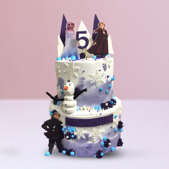 Icy Frozen Theme Cake